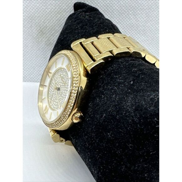 Michael Kors MK3332 Women's Gold Stainless Steel Analog Dial Quartz Watch JNA777 - Picture 2 of 11